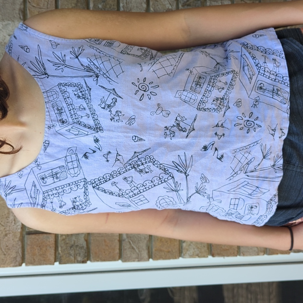 Purple Hemp Tank Top